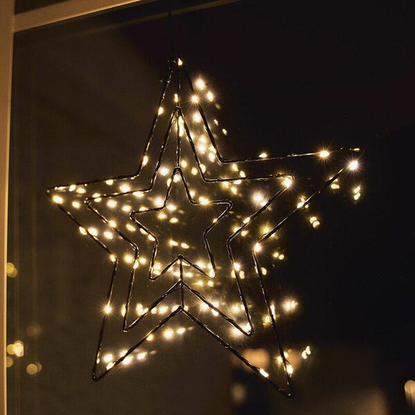 LED božićna dekoracija prozora Star Action