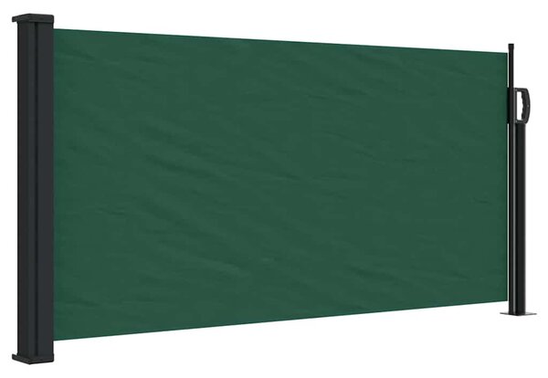 Bočna tenda na uvlačenje tamnozelena 100x500 cm - Zelena / 100 x 500 cm