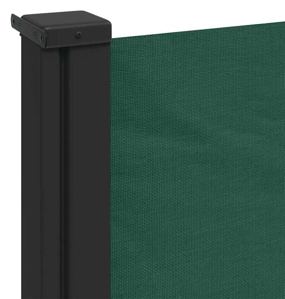 Bočna tenda na uvlačenje tamnozelena 100x500 cm - Zelena / 100 x 500 cm