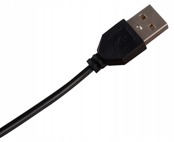 USB 32 LED fleksibilna okrugla stolna svjetiljka crna + povećalo povećalo