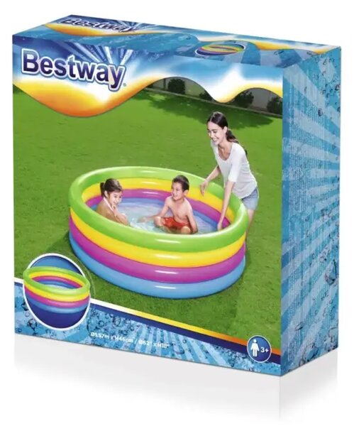 Dječji bazen Rainbow 157x46cm - Bestway 3u1