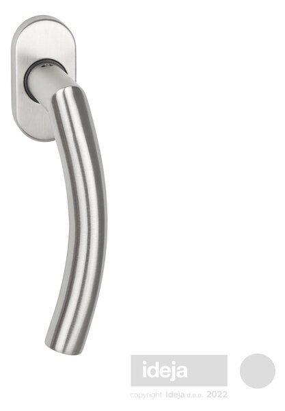Poluoliva Ring inox (kvaka za prozor)