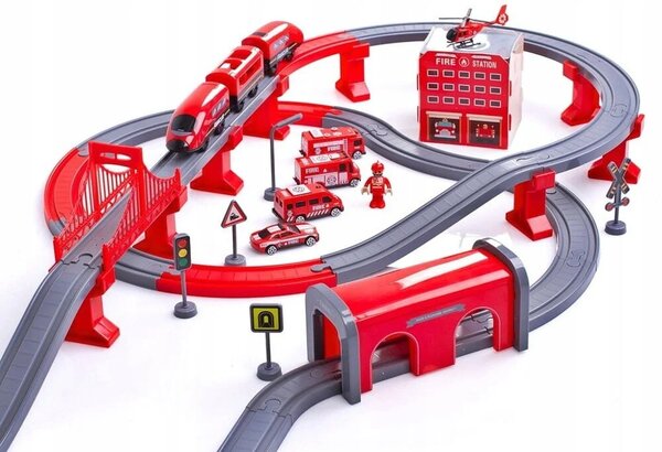 Dječji set tračnica - Fire Rescue