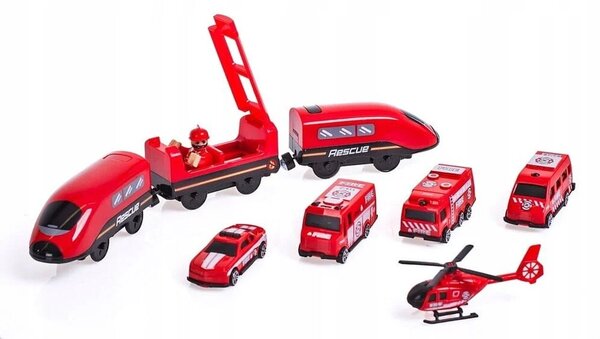 Dječji set tračnica - Fire Rescue