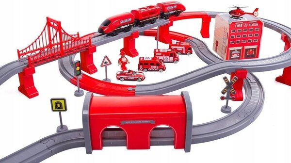 Dječji set tračnica - Fire Rescue