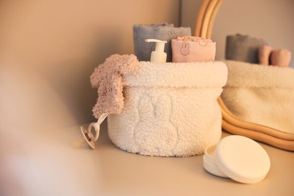 Jollein košara za stvari Teddy Miffy Oatmeal 14x18 cm