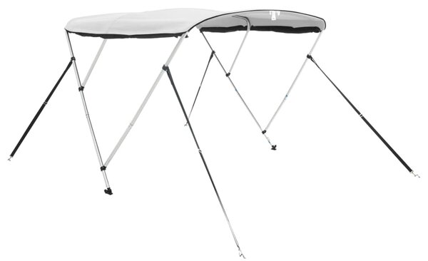 Tenda bimini s 3 luka i mrežastim zidovima 183x(137-152)x137 cm - Antracitno siva / 183 x (137-152) x 137 cm