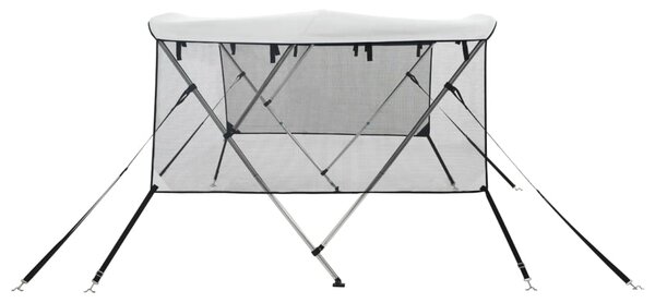 Tenda bimini s 3 luka i mrežastim zidovima 183x(137-152)x137 cm - Antracitno siva / 183 x (137-152) x 137 cm