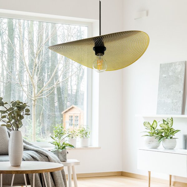 Stropni luster APP1470-1CP BLACK/OLD GOLD