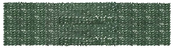 Balkonski zastor s tamnozelenim lišćem 600 x 150 cm - Zelena / 600 x 150 cm