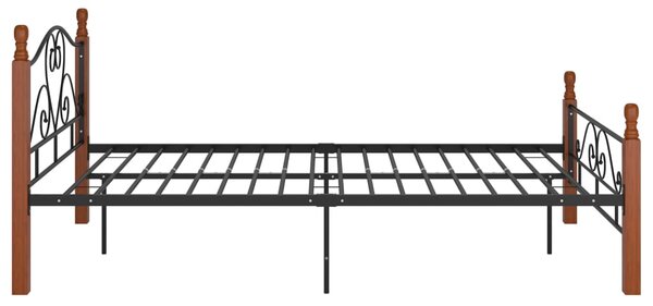 Okvir kreveta crni metalni 120 x 200 cm - Crna / 120 x 200 cm
