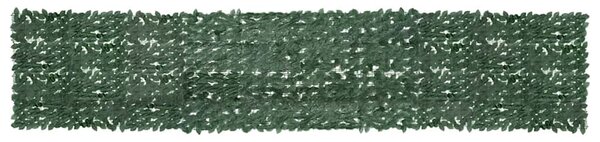 Balkonski zastor s tamnozelenim lišćem 500 x 100 cm - Zelena / 500 x 100 cm