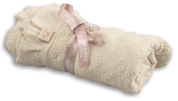 Magic Baby dekica Rita muslin 100x130 cm - mekana pamučna dekica za bebe