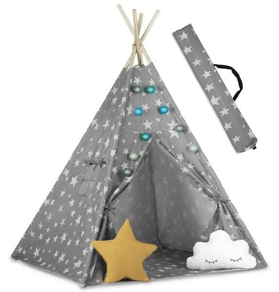 Šator Teepe Grey - Ricokids + dva jastuka