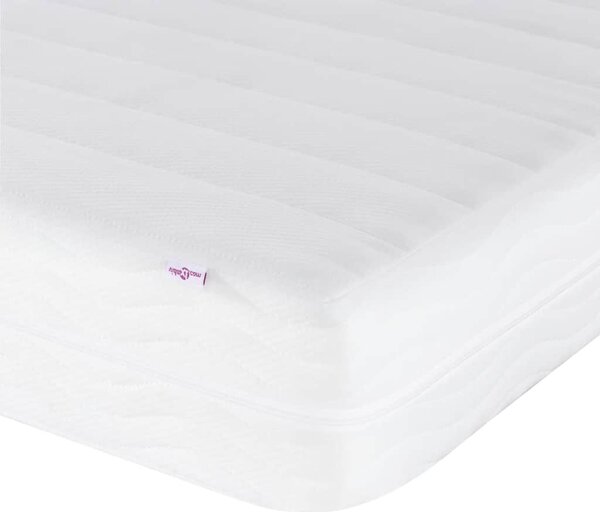 Krevet s madracem Dover plavi 140x190 cm baršunasti - Plava / 140 x 190 cm
