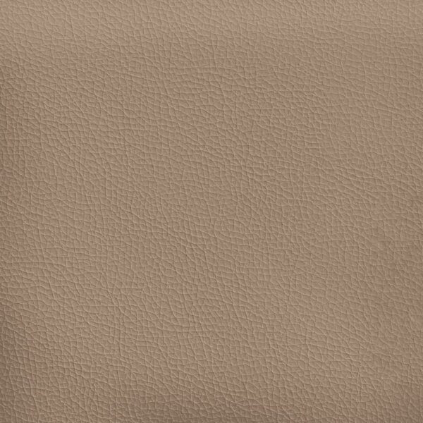 Krevet s madracem Dover cappuccino 200x200cm umjetna koža - Smeđa / 200 x 200 cm