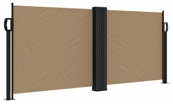 Uvlačiva bočna tenda 100 x 600 cm smeđesiva - Tupe / 100 x 600 cm