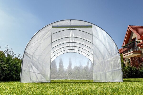 Vrtni plastenik 3x6m (18m2) - bijeli