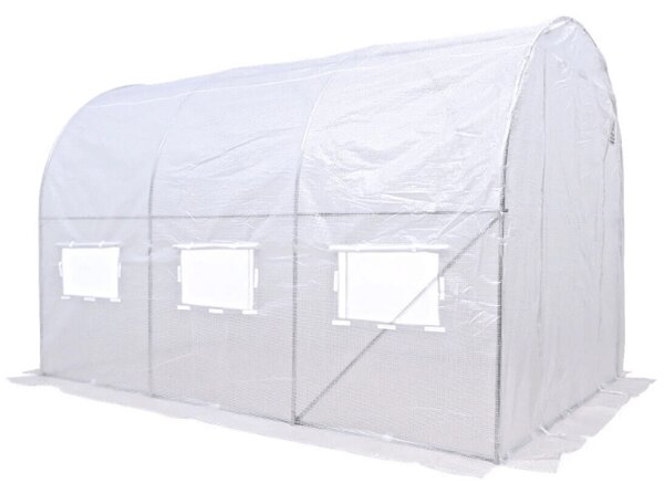Vrtni plastenik 2x3m (6m2) bijeli - Focus Garden