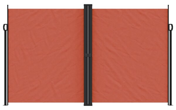 Bočna tenda na uvlačenje terakota 200x1000 cm - Narančasta / 200 x 1000 cm