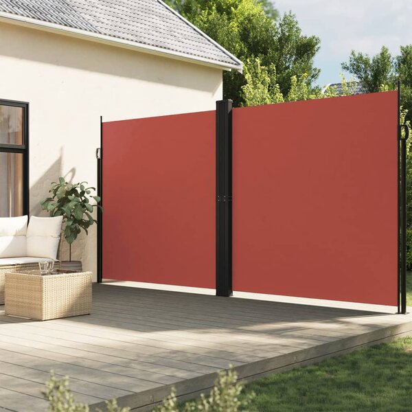 Bočna tenda na uvlačenje terakota 200x1000 cm - Narančasta / 200 x 1000 cm