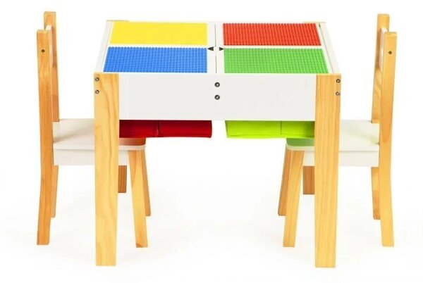 Dječji drveni set namještaja 2u1 - Legoplay