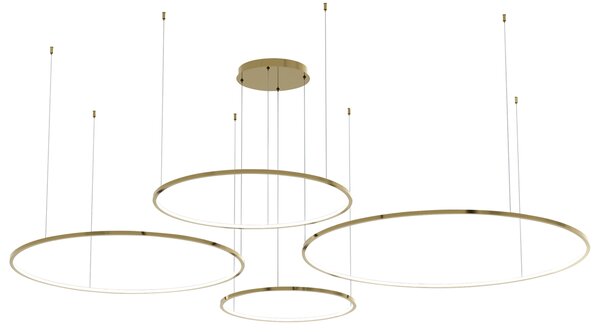 SATURNO ZLATNA VISEĆA LAMPA 120W LED