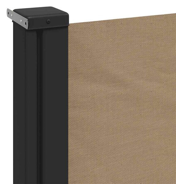 Bočna tenda na uvlačenje smeđesiva 160 x 500 cm - Tupe / 160 x 500 cm