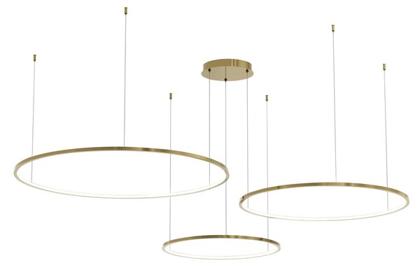 SATURNO ZLATNA VISEĆA LAMPA 100W LED