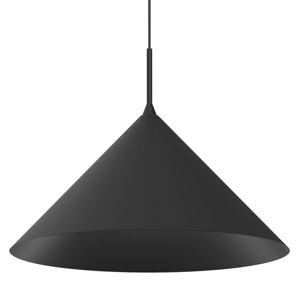 CAPITAL CRNA VISEĆA LAMPA Ø46CM 1XGX53