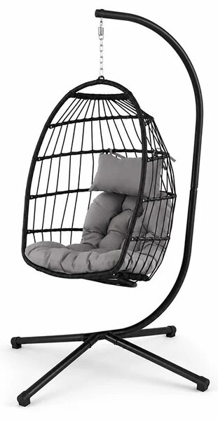 Viseća fotelja Cocoon - udobno crna