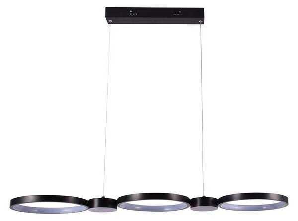 38W LED dizajnerska viseća svjetiljka crna 4000K