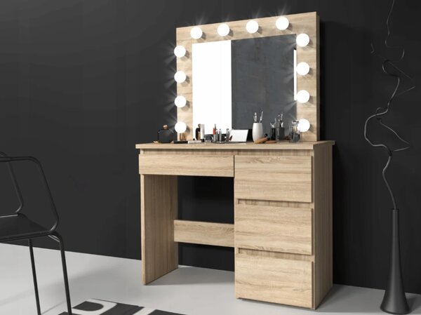 Toaletni stol - Hollywood Vanity Natur