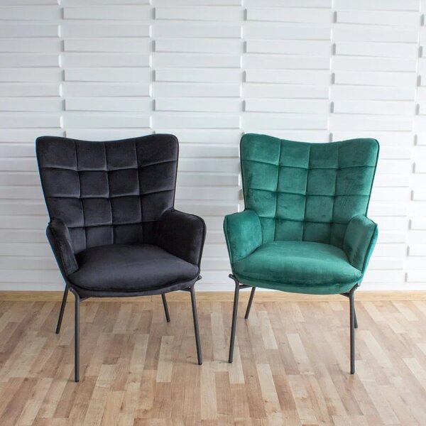 Fotelja Elverum - Satin Black