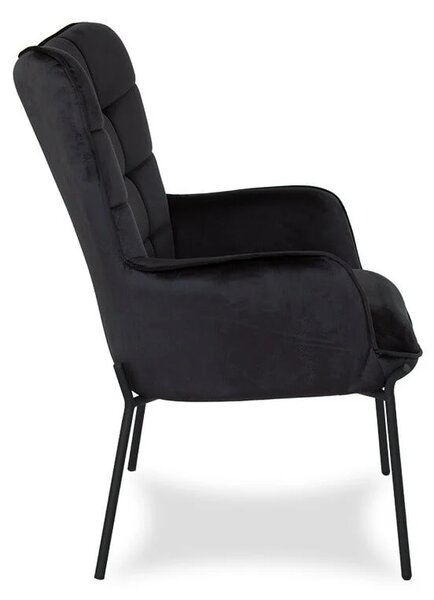 Fotelja Elverum - Satin Black
