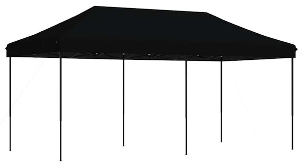 Sklopivi prigodni šator za zabave crni 580x292x315 cm - Crna / N/A