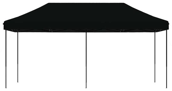 Sklopivi prigodni šator za zabave crni 580x292x315 cm - Crna / N/A
