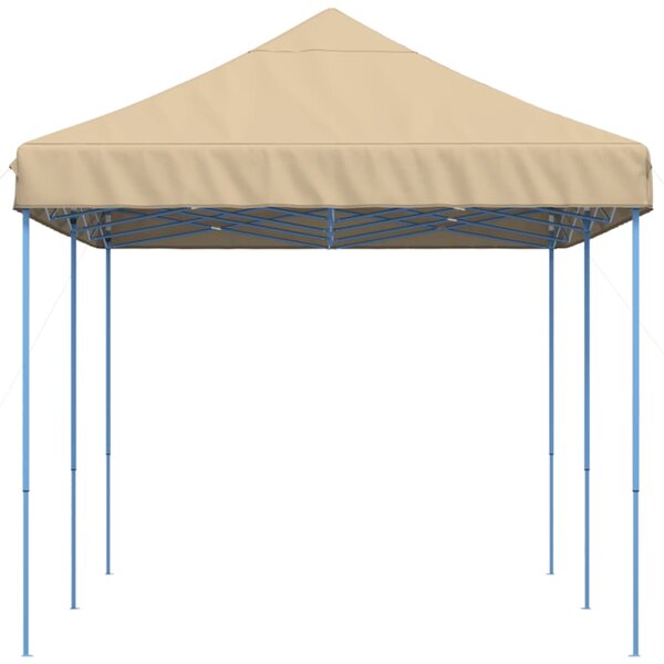 Sklopivi prigodni šator za zabave bež 580x292x315 cm - Bež / N/A