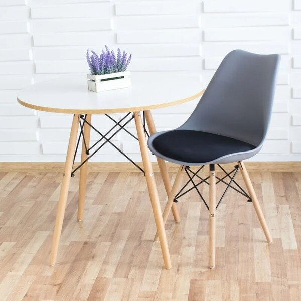 Stol Moss white - 80 x 72,5cm