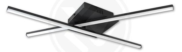 LED luster Modena Soria 4000K 18W 50cm crni