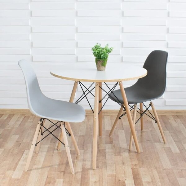 Stol Moss white - 80 x 72,5cm