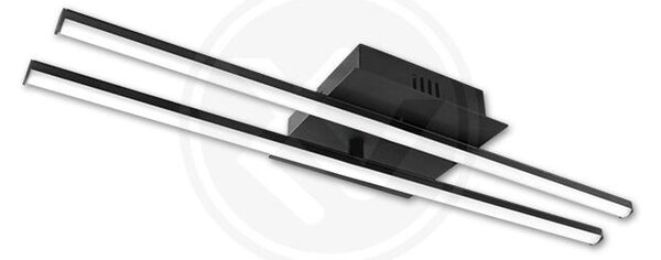 LED luster Modena Soria 4000K 18W 50cm crni