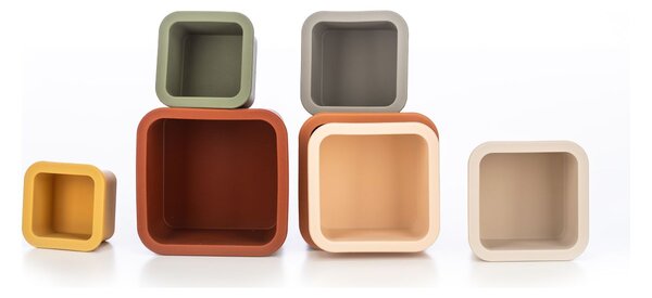 FREE 2 PLAY toranj iz posudica kvadrat, silikon