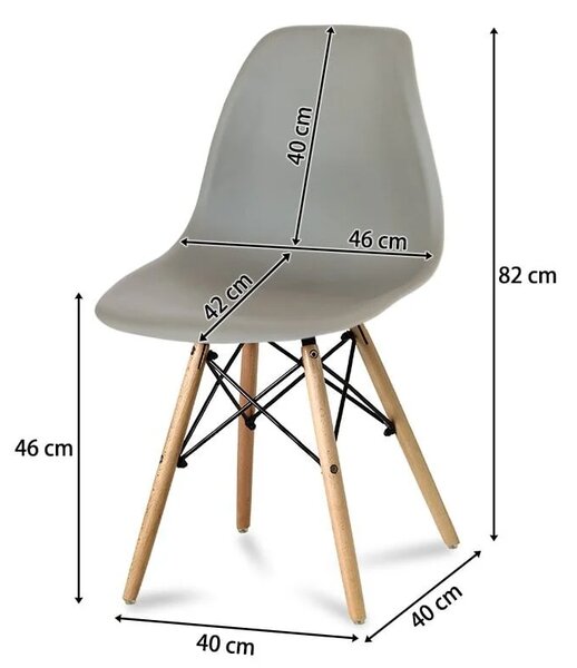 Stolica - Oslo Grey