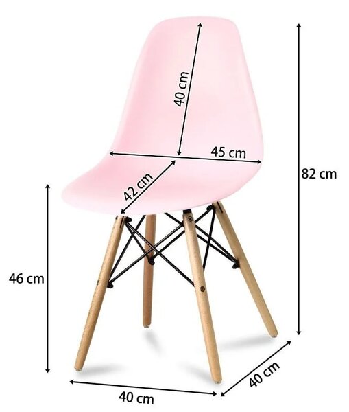 Stolica OUTLET - Oslo Pink