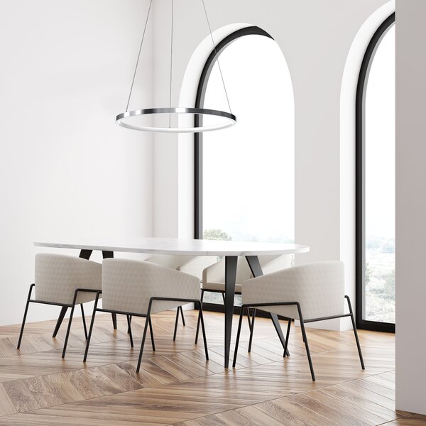 LED viseća svjetiljka ROTONDA KROM 27W