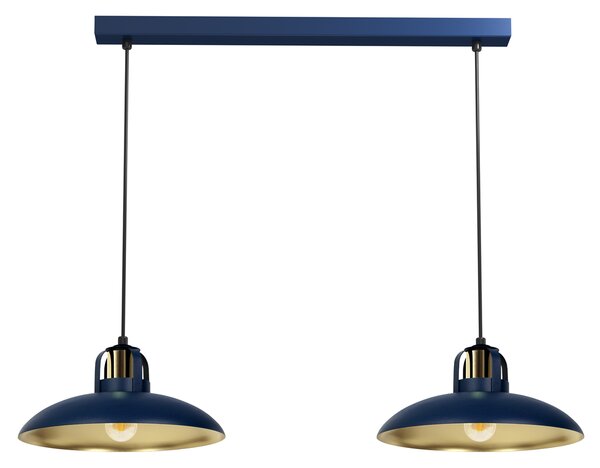 FELIX NAVY BLUE/GOLD viseća lampa 2xE27