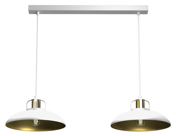 FELIX WHITE/GOLD viseća lampa 2xE27