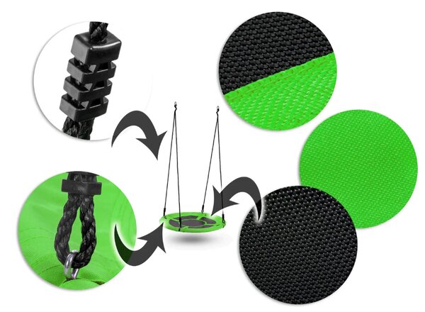 Viseća dječja ljuljačka - Polo lime green