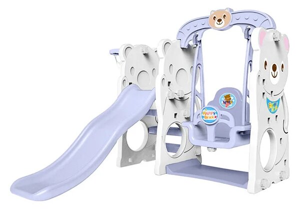 Ljuljačka s toboganom - 3u1 Skyblue